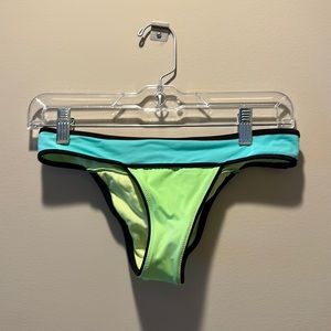 Victoria's Secret Cheeky Neon Bikini Bottoms